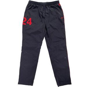 adidas originals x 424 Asymmetric 3-Stripe Trefoil Track Pants Black mens size L